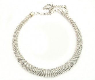 nah 630 Náhrdelník- stříbrná