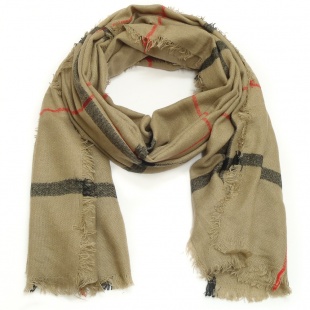 404 4 Šál- šedohnědá