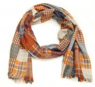 383 4 Šátek- oranžová