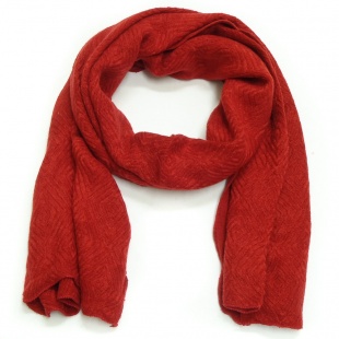 374 4 Šál- červená