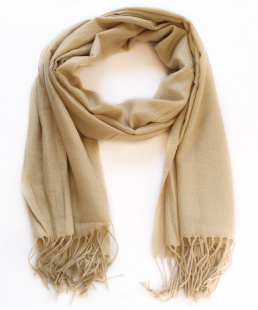 301 3 Šál- středně zlatá