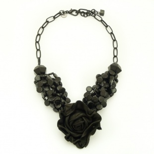 nah 178 Náhrdelník- černá