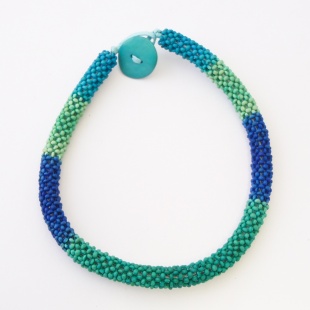 nah 1028 Náhrdelník- modrá